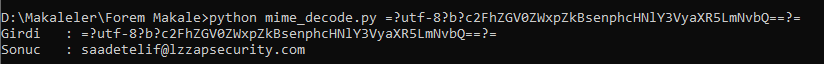 Base64 Encoding örneği